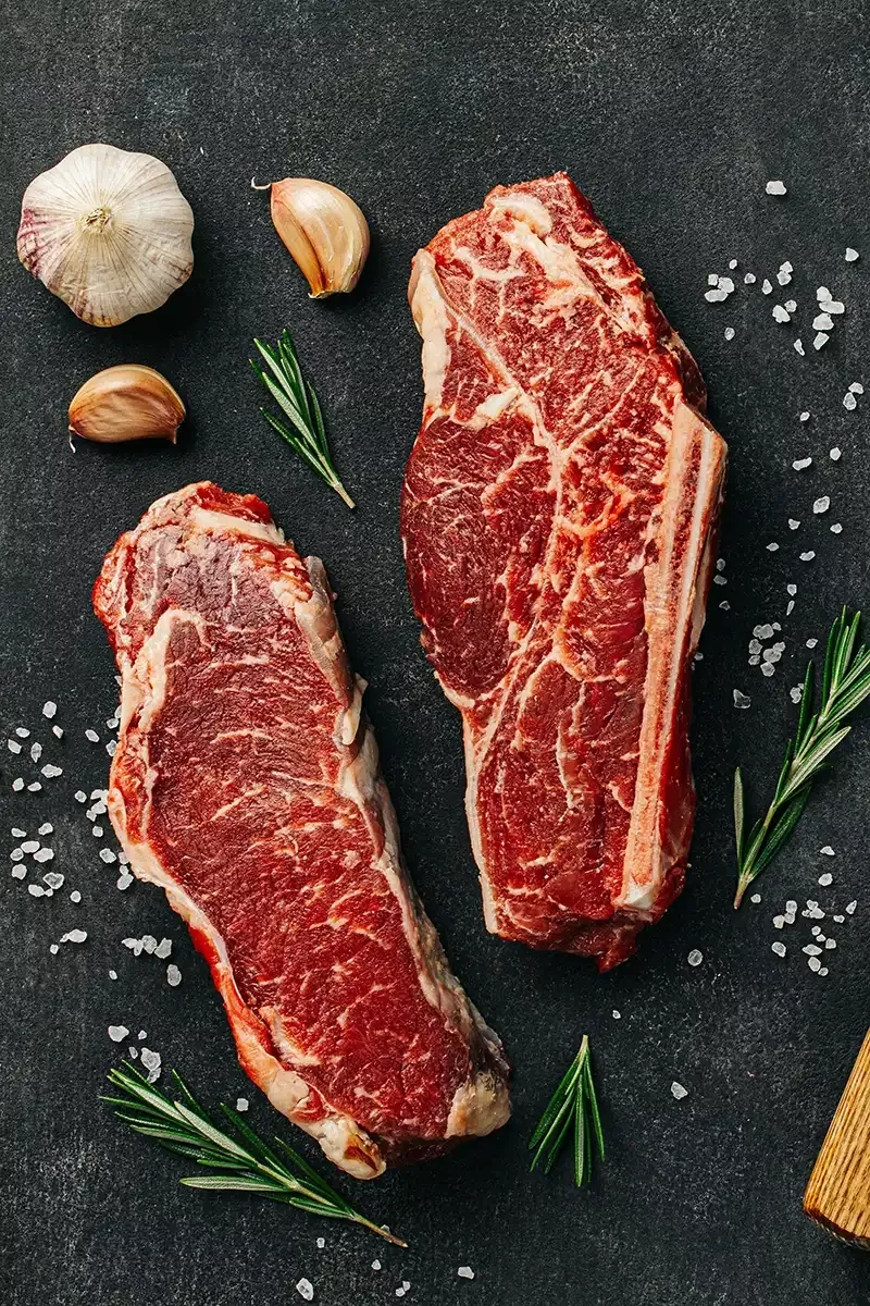 Carne fresca de vacuno criado en libertad